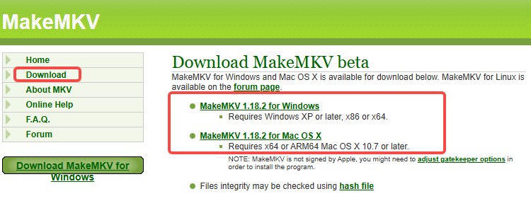 MakeMKVの使い方