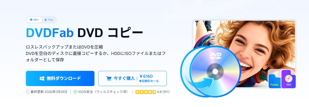 DVDFab DVD コピー