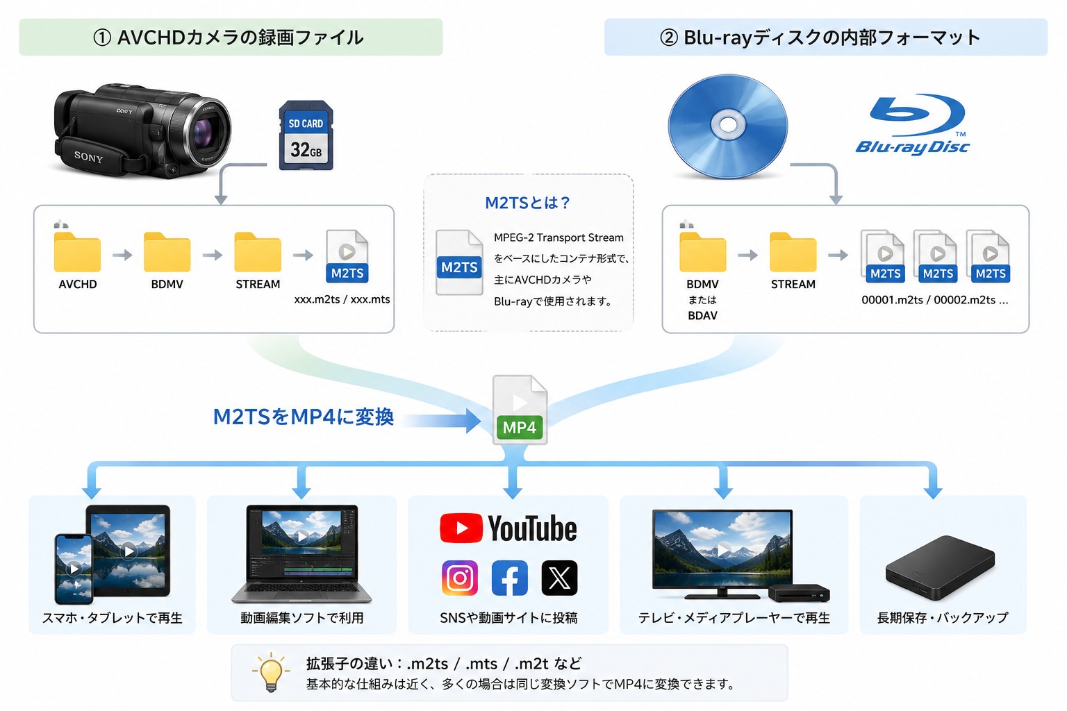 M2TSが使われる主な場面