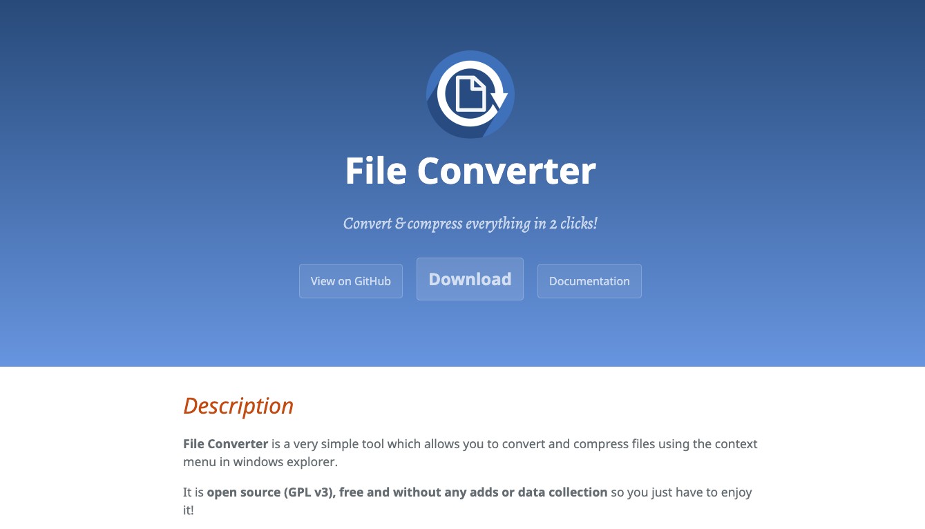 File Converter公式ページ